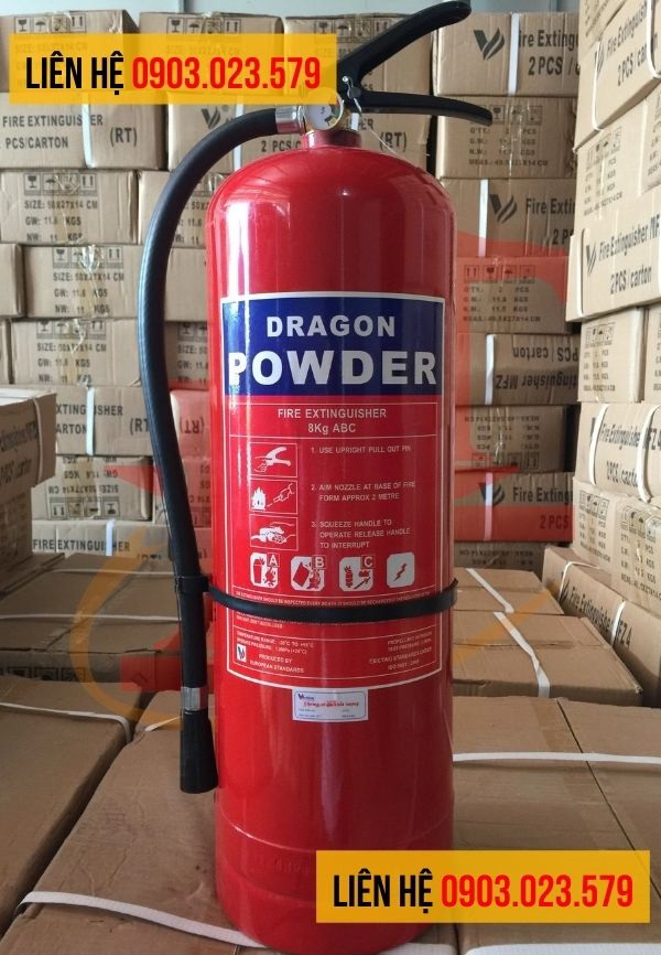 Bình chữa cháy bột ABC Dragon 8kg